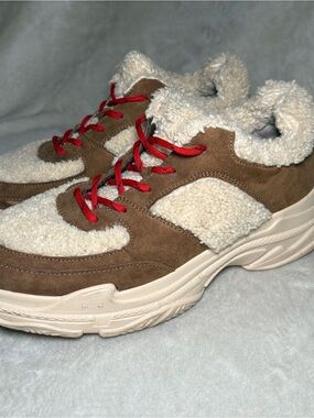 Jessica Simpson Brown Sporta2 Chunky Dad Sneakers